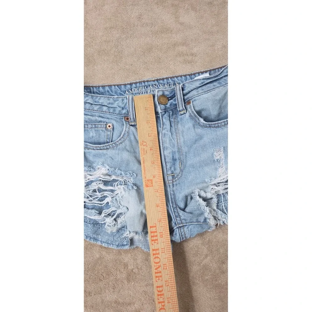 American Eagle Hi-Rise Festival Denim Shorts Women's 2